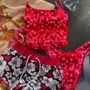 Bundle! Swimsuit with swim trunks